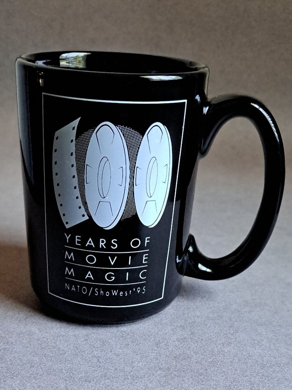 VINTAGE MGM: 100 Years of Movie Magic USED Coffee Mug (1995, MGM/UA, Films) PM